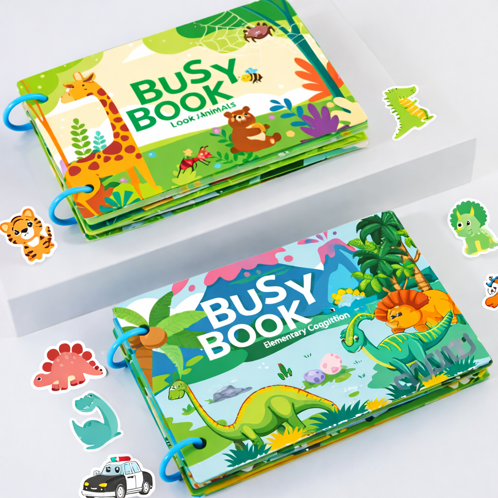 Montessori Busy Book for Kids | Screen-Free Learning Activity Toy