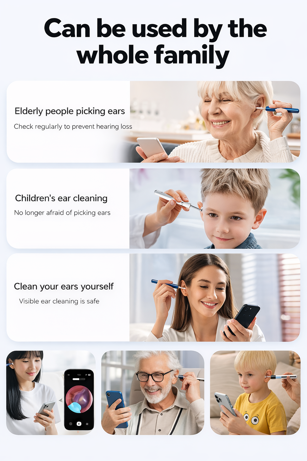 Smart Ear Cleaner Camera with LED Light