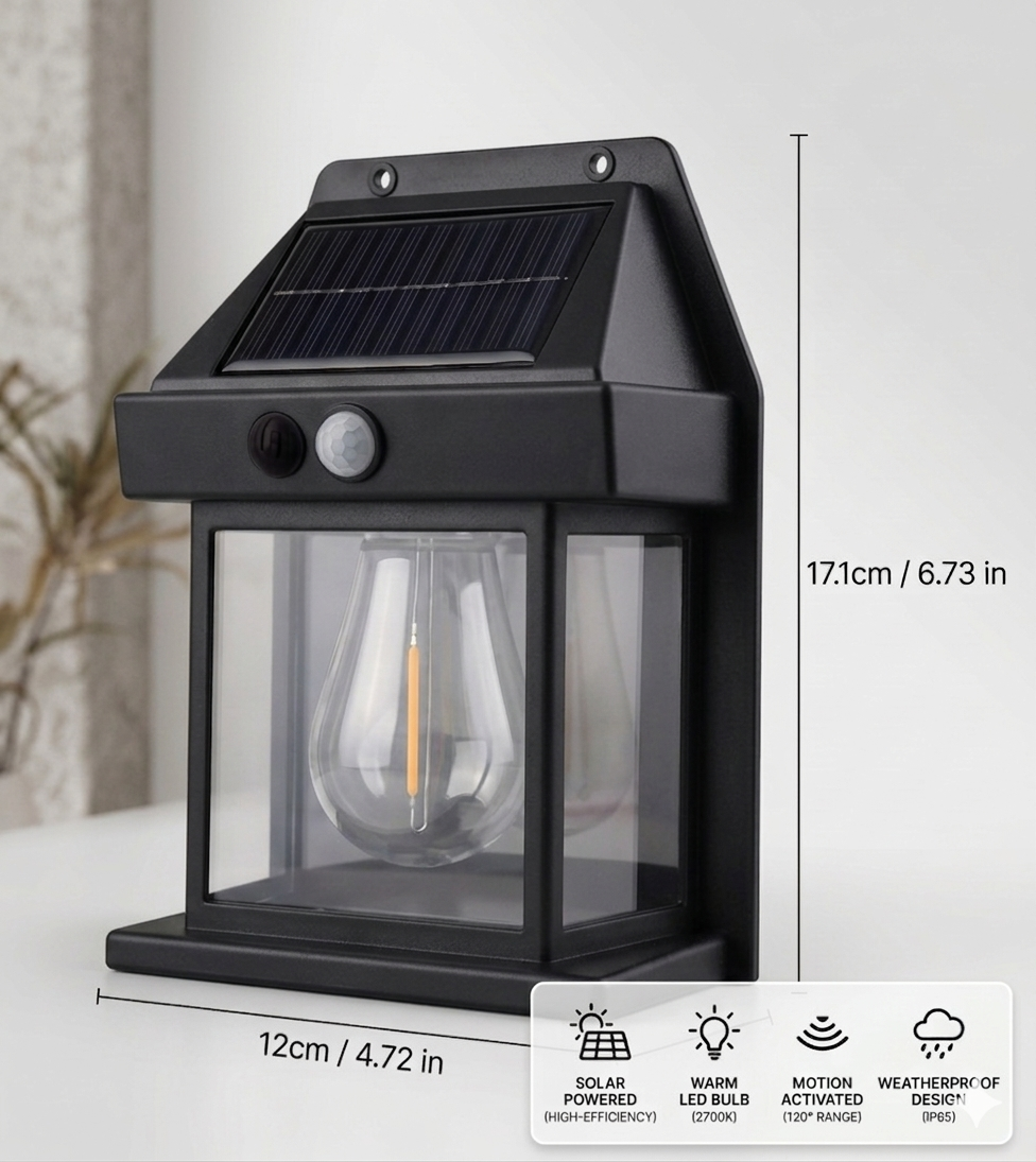 Outdoor Solar Wall Lamp Waterproof