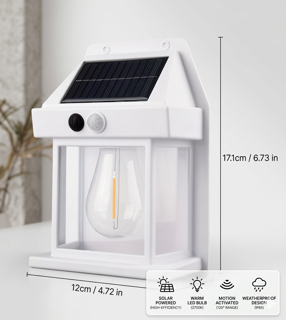 Outdoor Solar Wall Lamp Waterproof