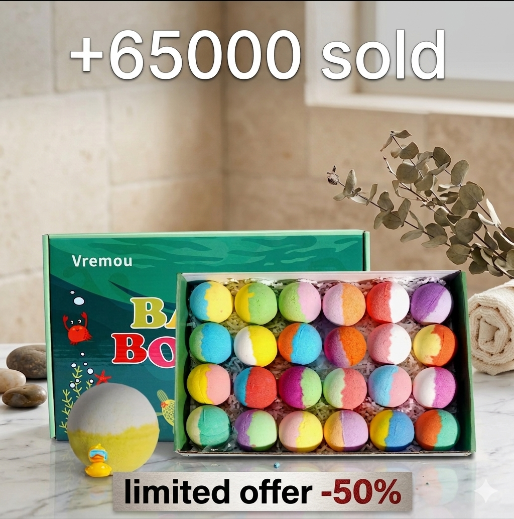 Bath Bombs for Kids with Surprise Inside